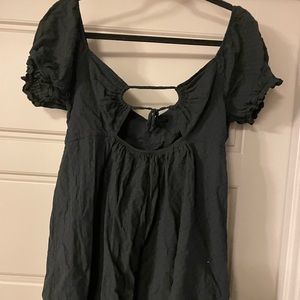 Babydoll black dress
